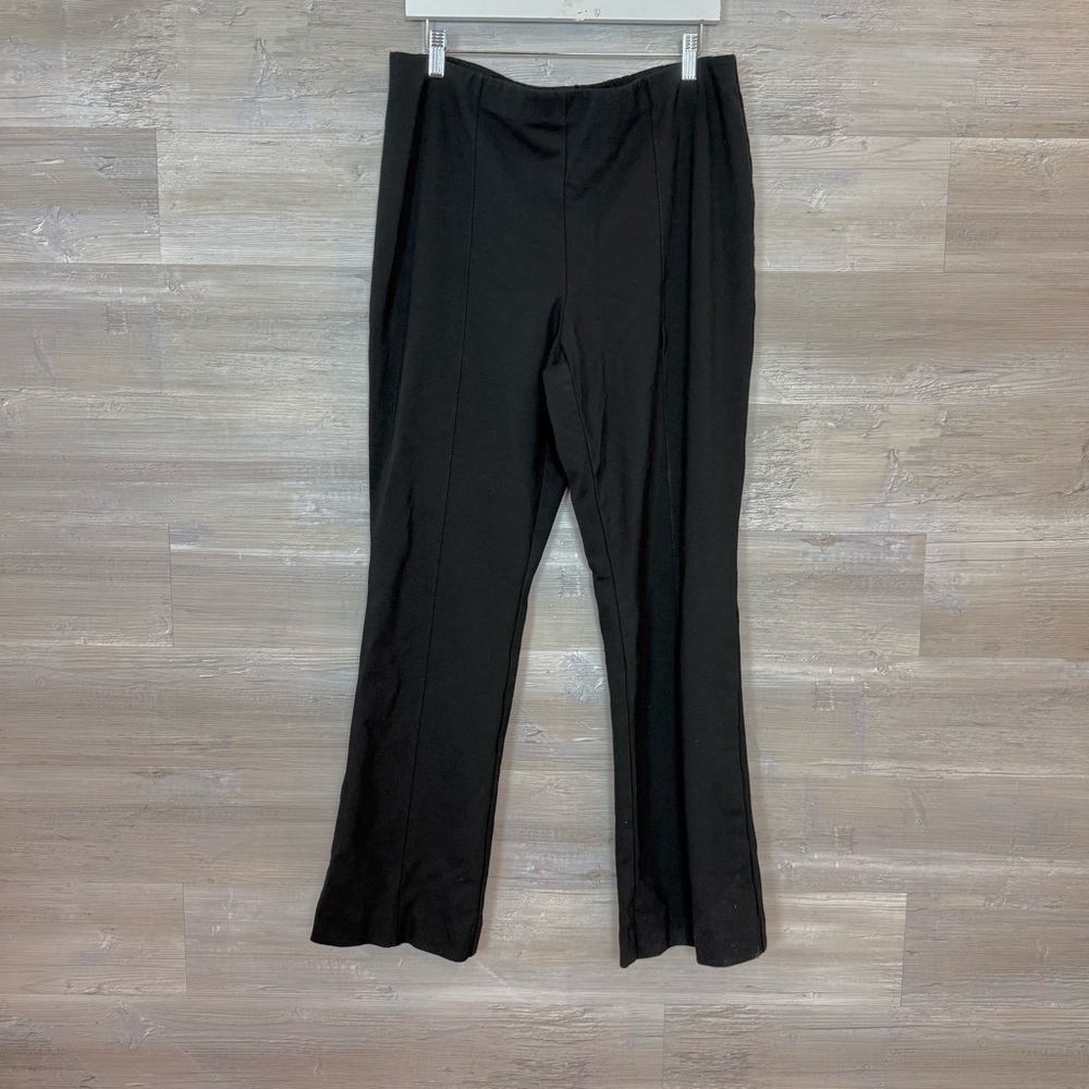 J. Jill Black Barely Boot Cut Trousers